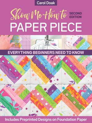 cover image of Show Me How to Paper Piece